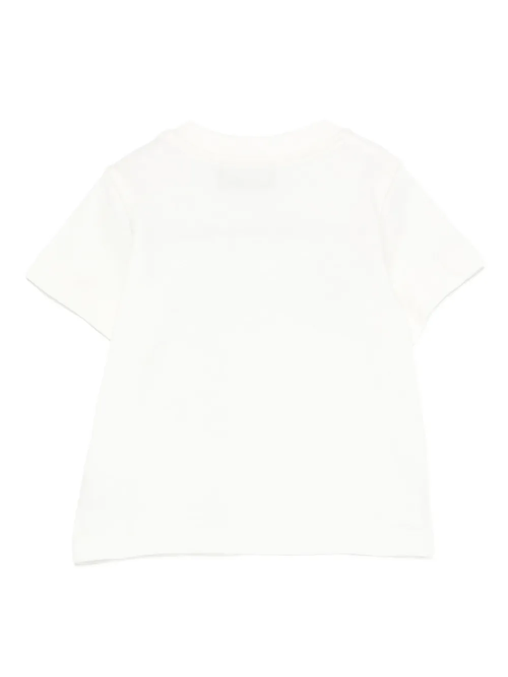 Moschino Kids teddy-print cotton T-shirt Wit