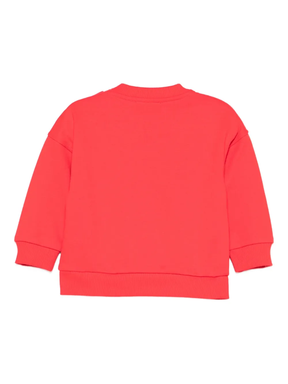 Moschino Kids teddy-logo sweatshirt Rood