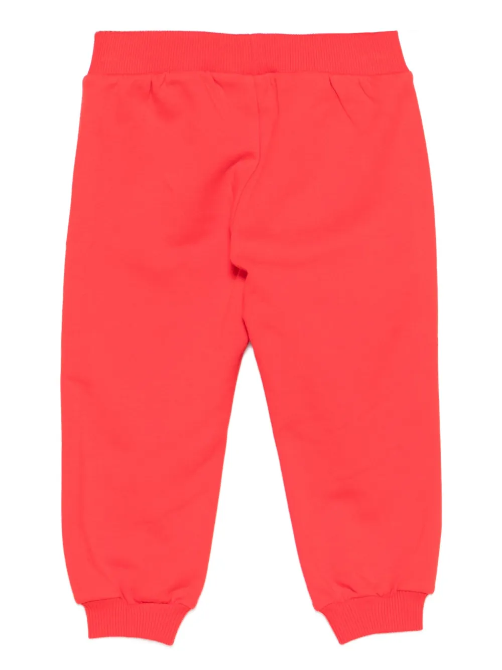 Moschino Kids Joggingbroek met logo Rood