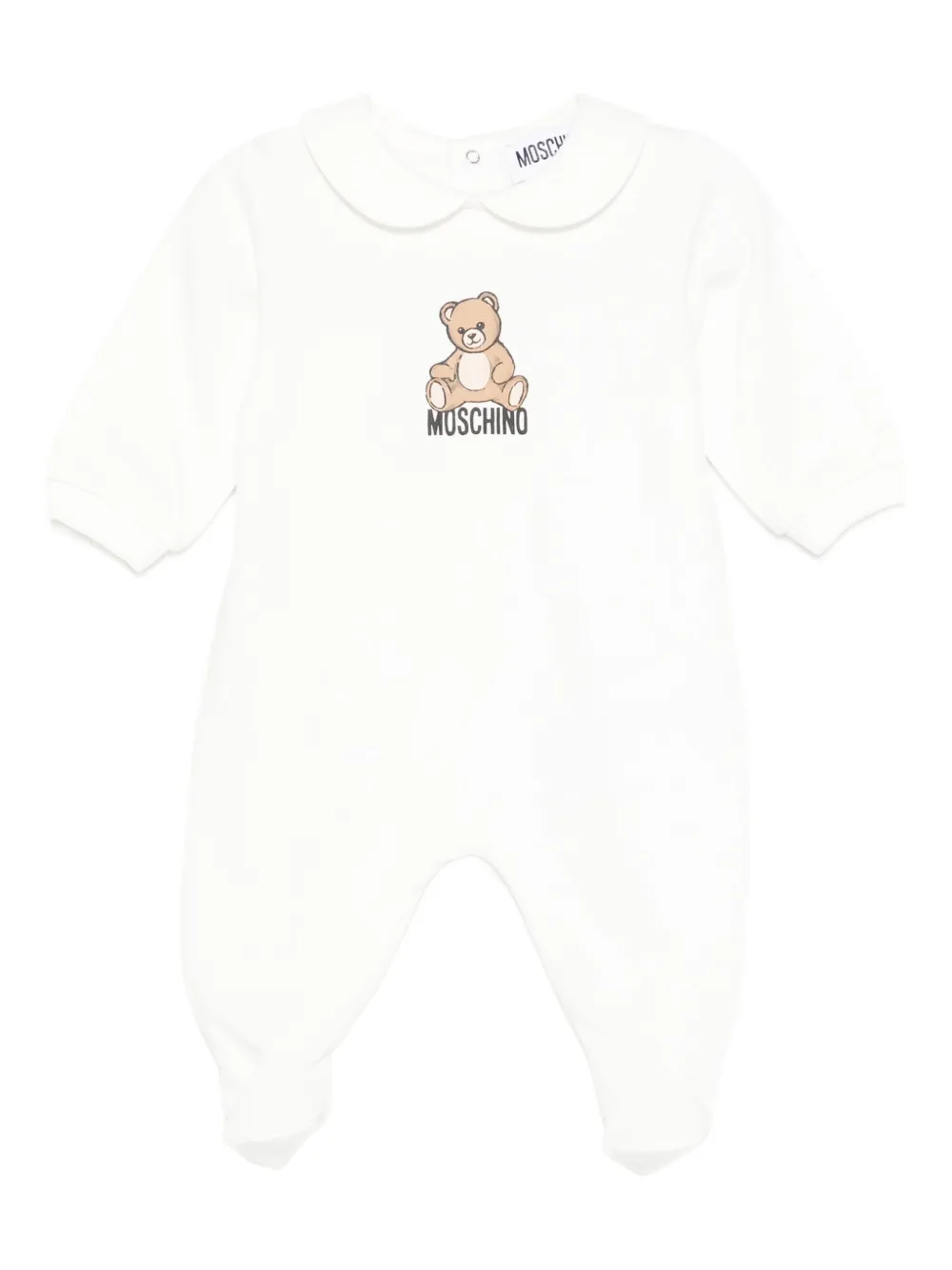 Moschino Kids teddy-print pajamas Wit
