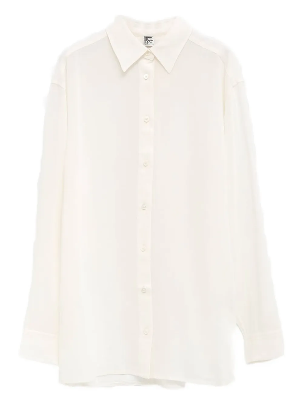 TOTEME classic collar shirt | White | Image 1