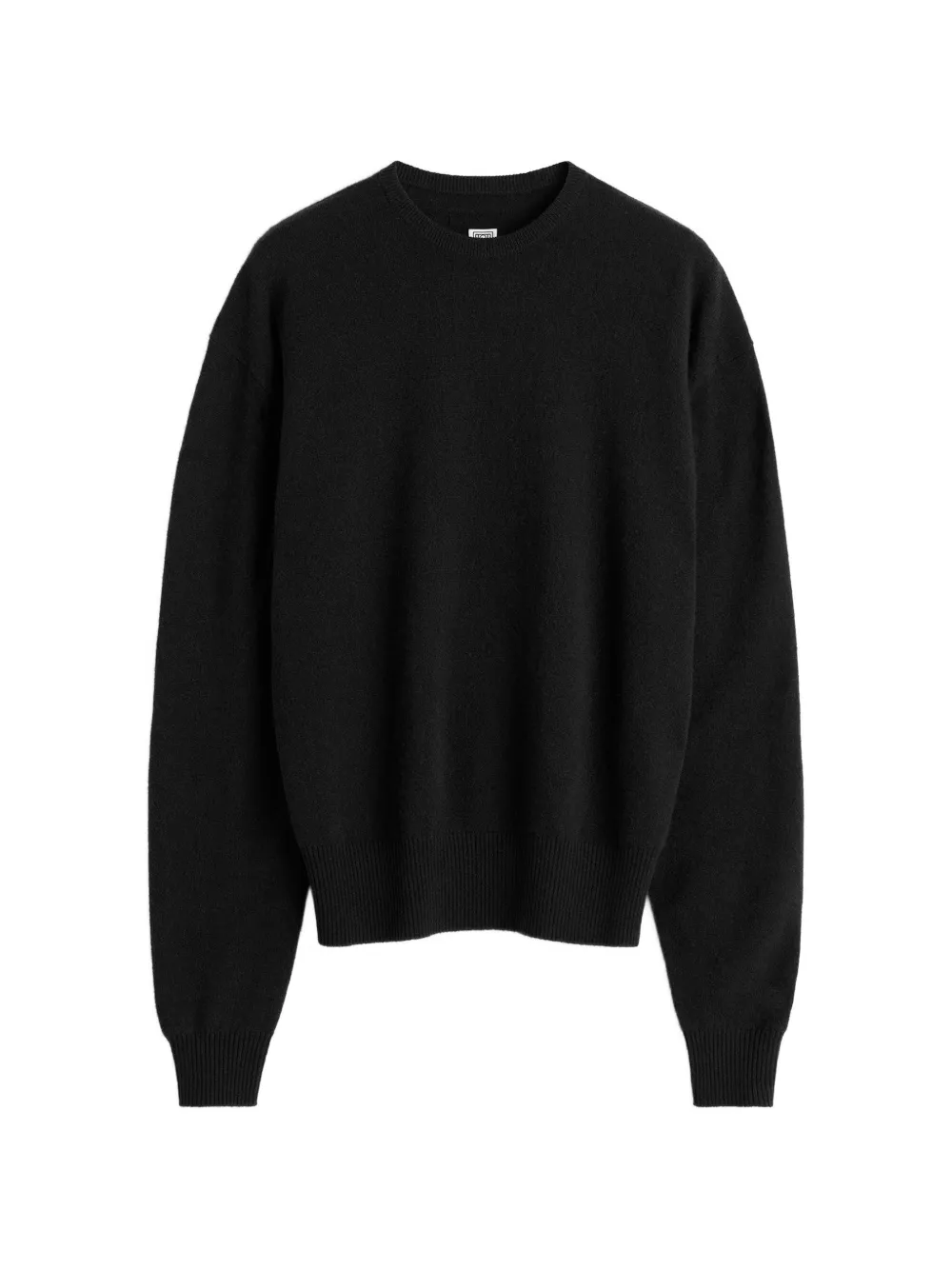 TOTEME round-neck cashmere sweater - Schwarz