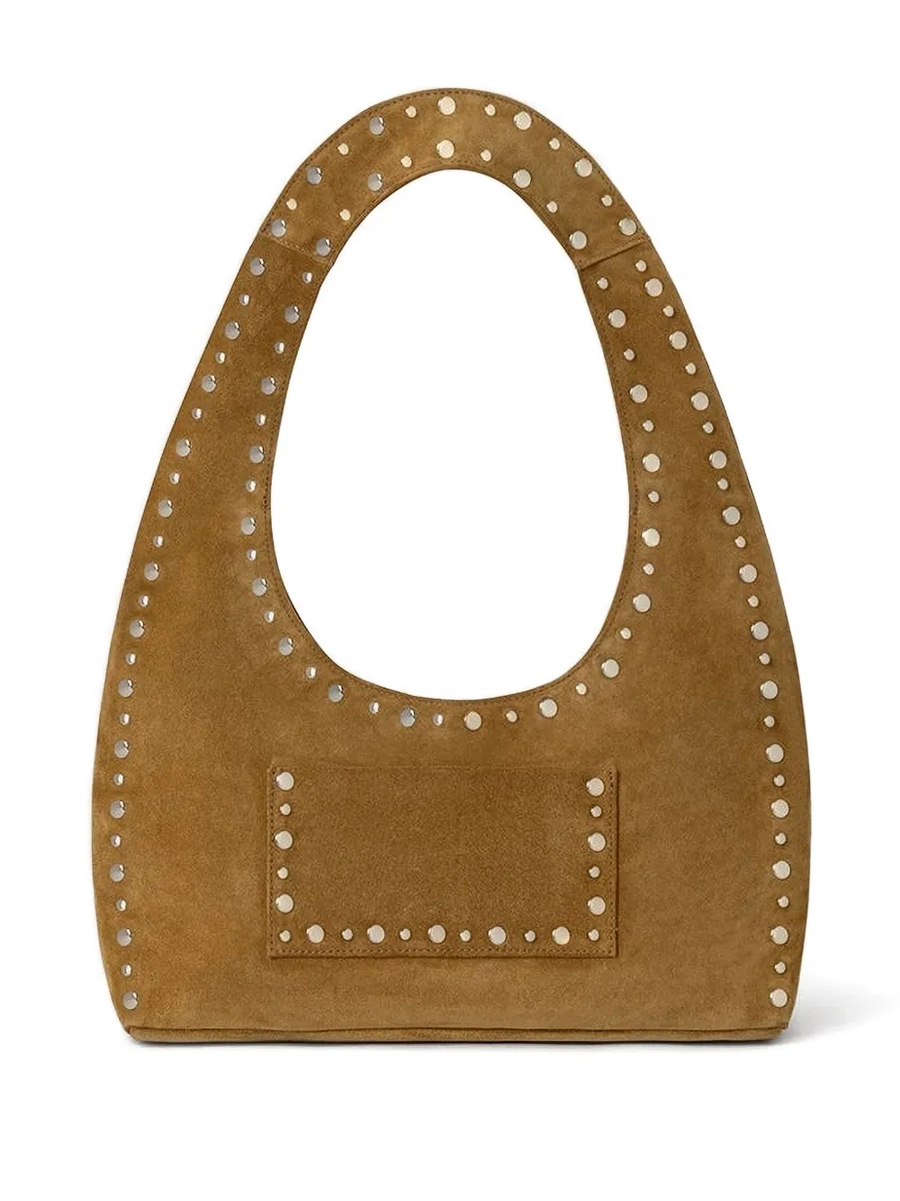 Gimaguas Franca studded shoulder bag - Bruin