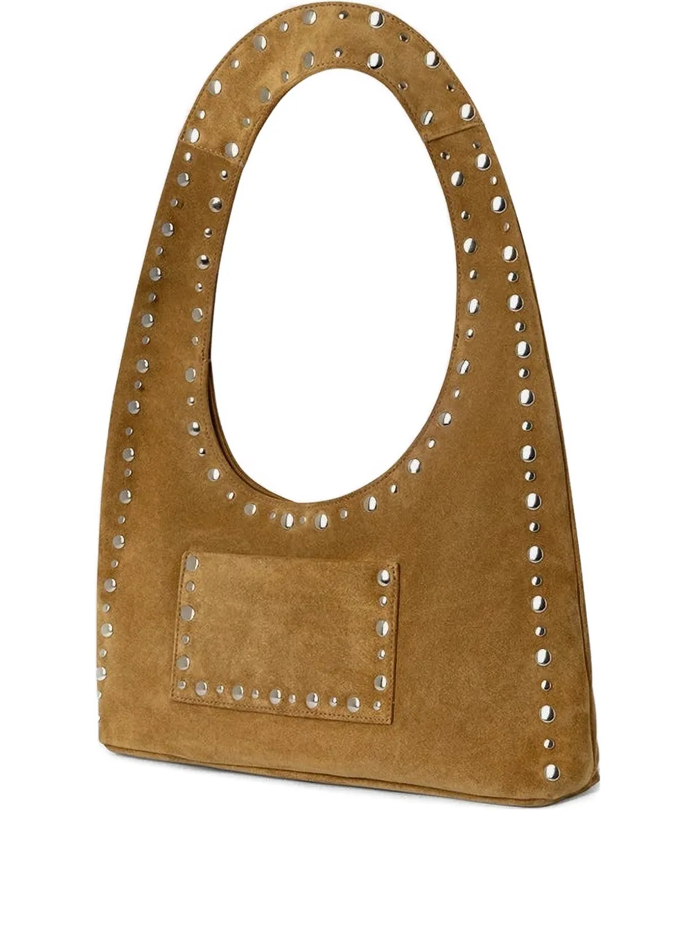 Gimaguas Franca Studded Shoulder Bag In Brown