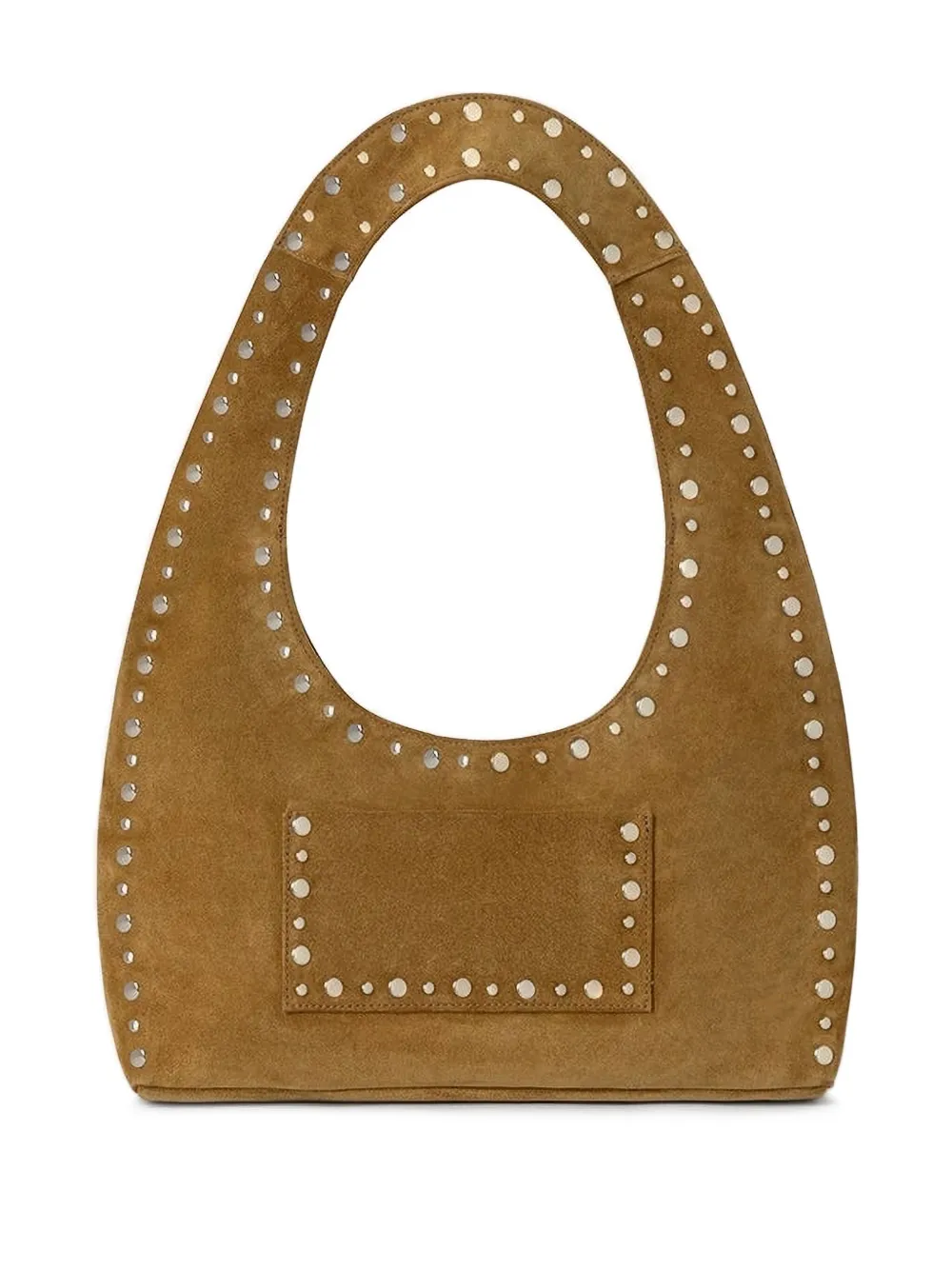 Gimaguas Franca studded shoulder bag - Marrone