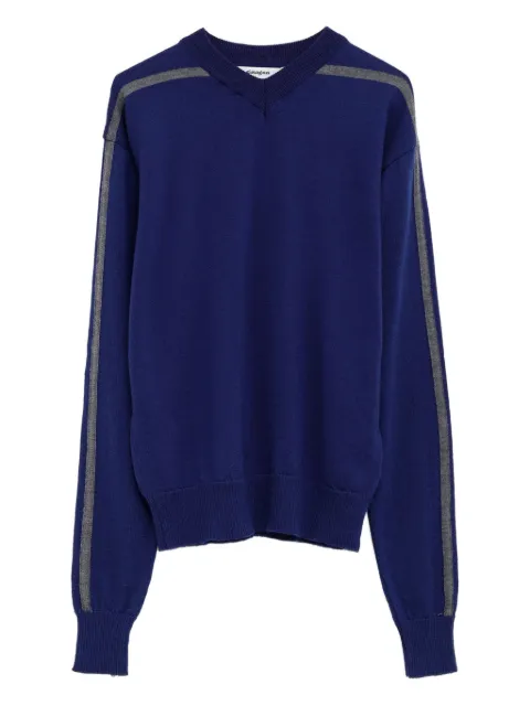 Gimaguas Sport V-neck stripe-detail sweater
