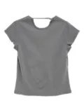 Gimaguas Manna open-back raw-edge top - Grey