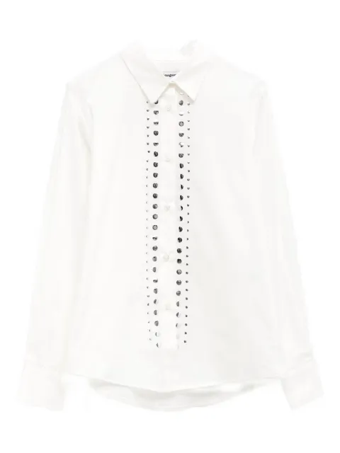 Gimaguas Sky studded pointed-collar shirt