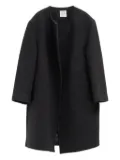TOTEME open-front coat - Black