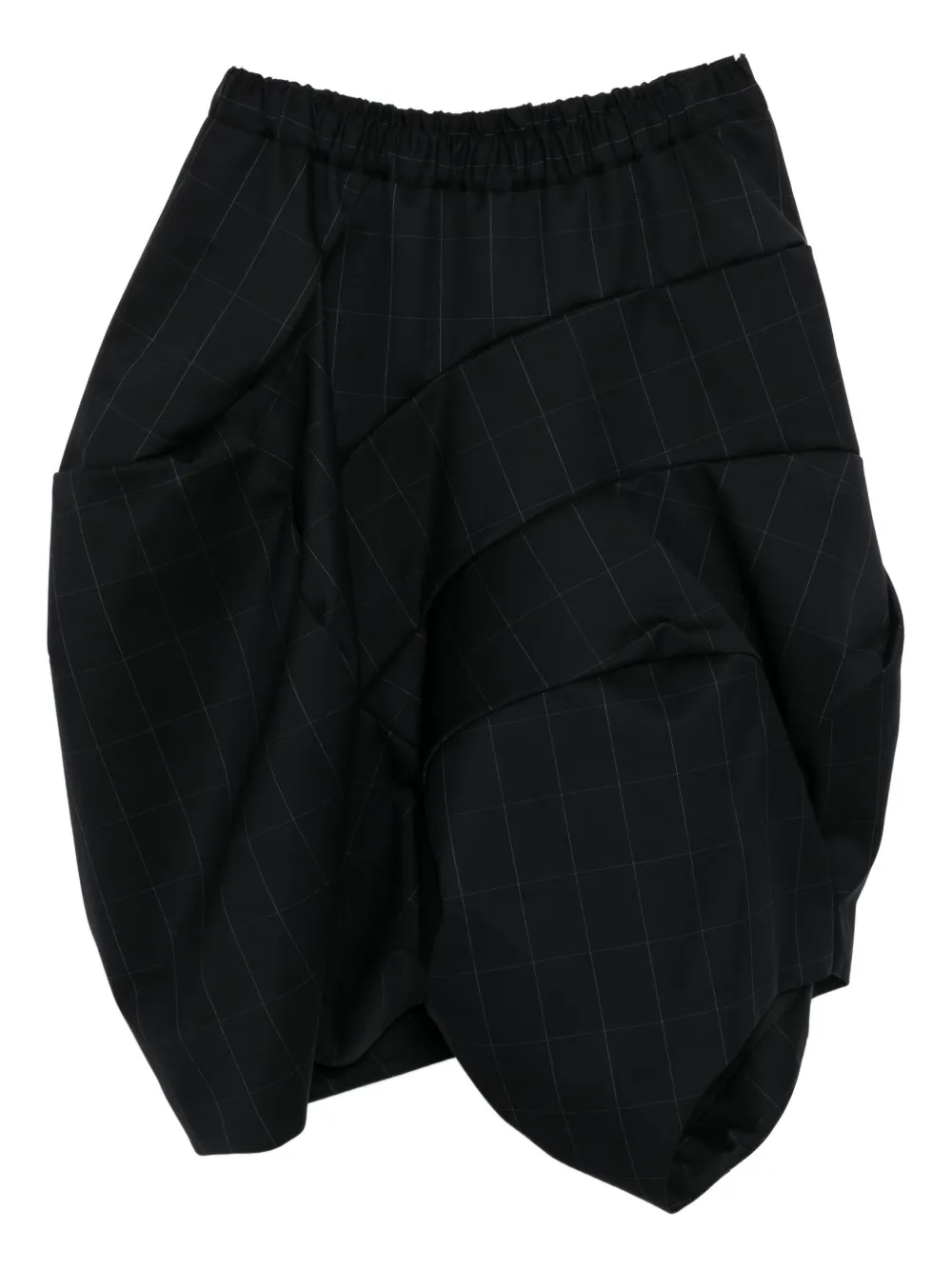 Comme Des Garçons jupe en laine à coupe mi-longue | noir | Image 1