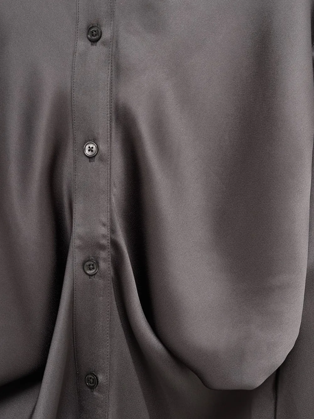 TOTEME Blousejurk met knopen Grijs