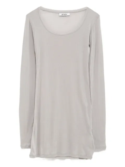 Gimaguas Bahmon scoop-neck long-sleeve mini dress