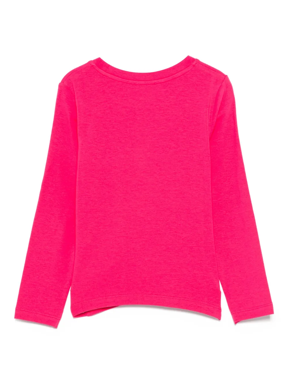 Moschino Kids teddy-print long-sleeve top Roze