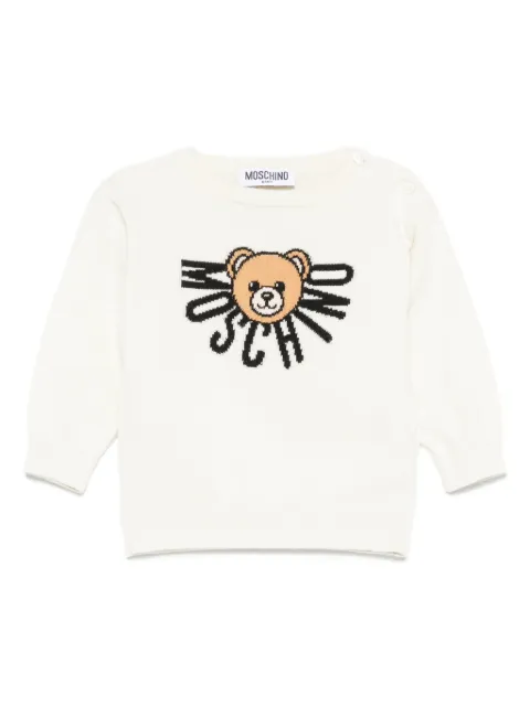 Moschino Kids teddy-logo sweater