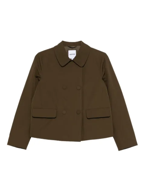 ASPESI double-breasted collared jacket