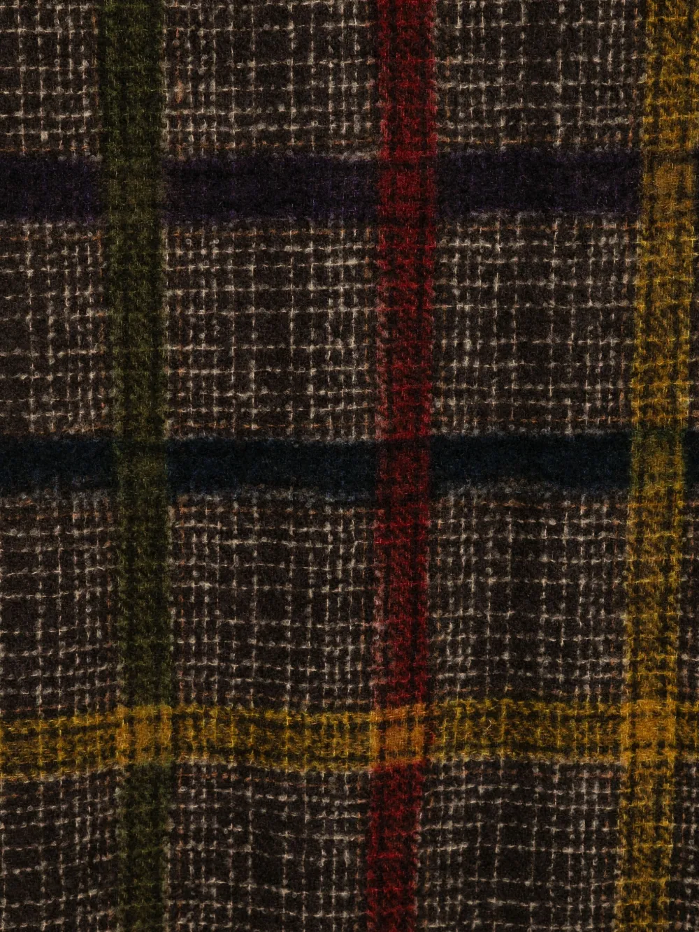 Faliero Sarti checked scarf - Bruin