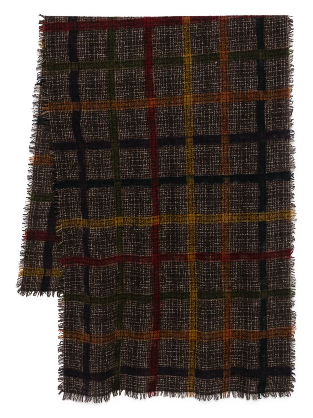 checked scarf