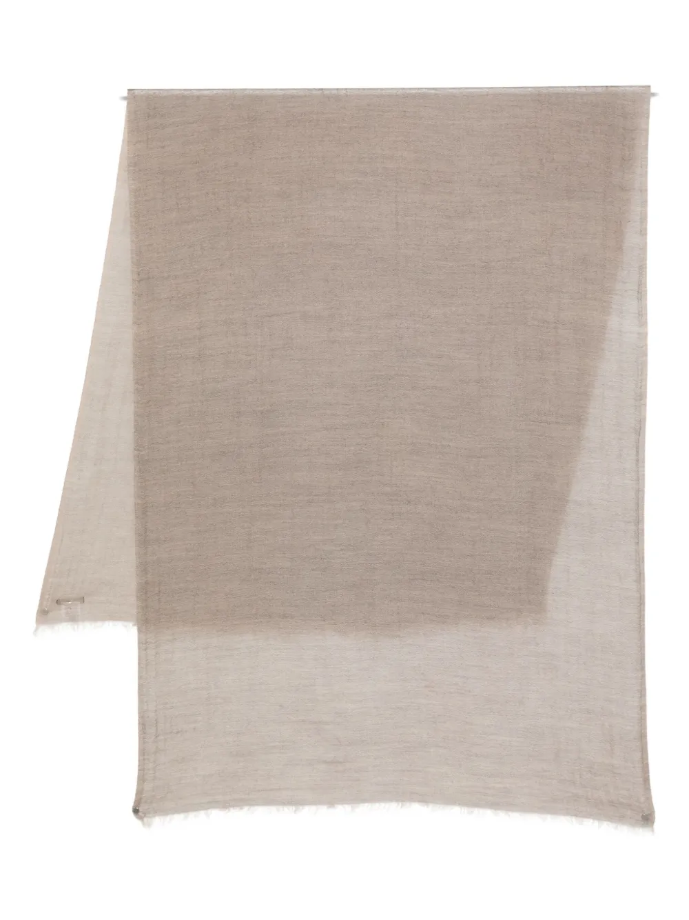 Faliero Sarti Cashmere Scarf In Solid Neutral Tone In Neutral