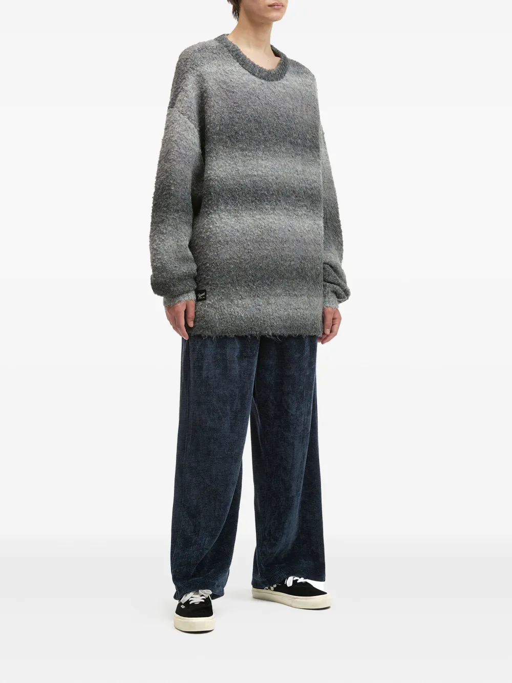 FIVE CM Broek met wijde pijpen - Blauw
