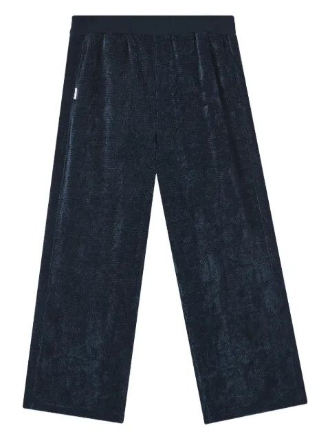 FIVE CM  textured wide-leg trousers