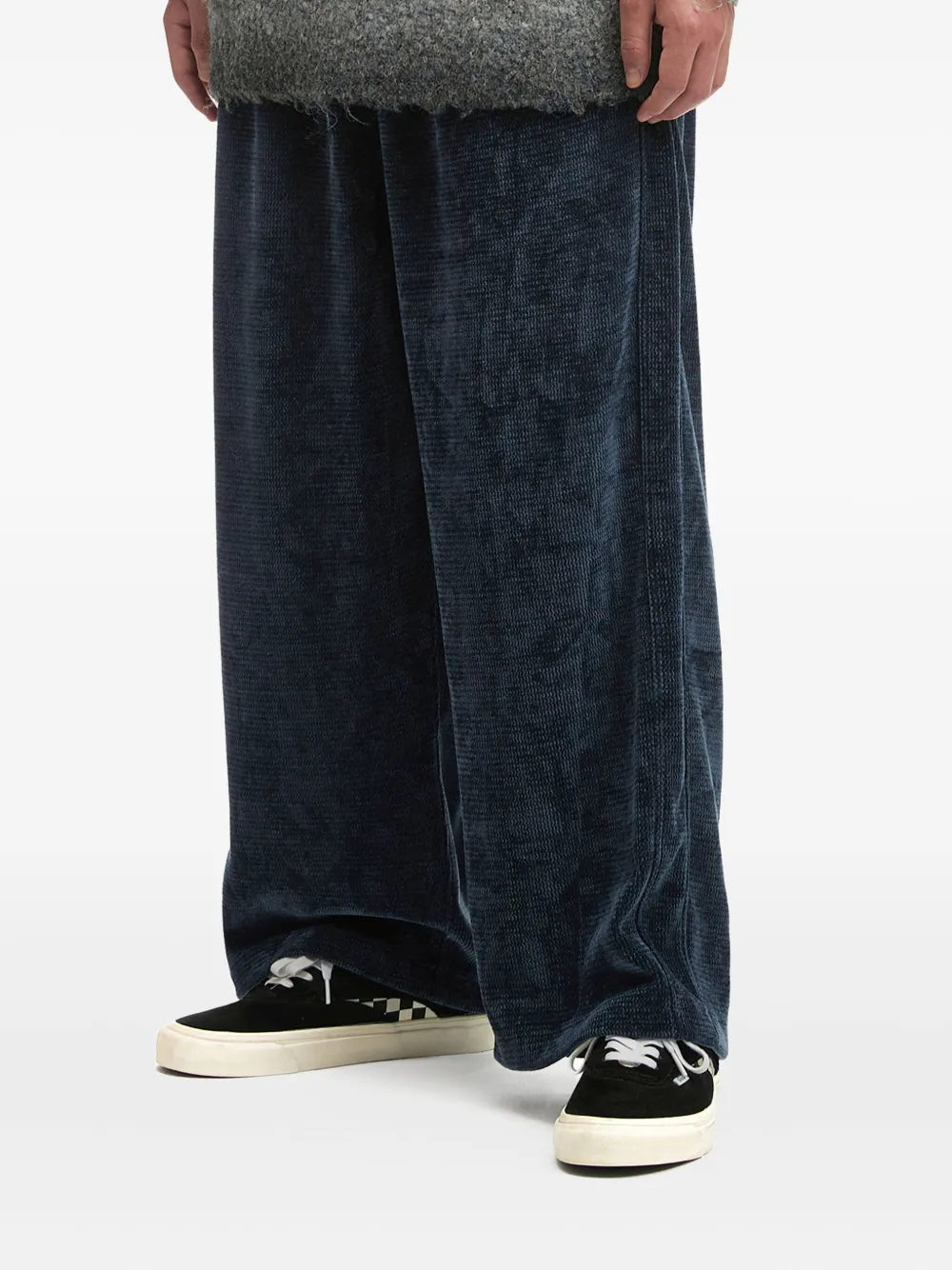 FIVE CM Broek met wijde pijpen Blauw