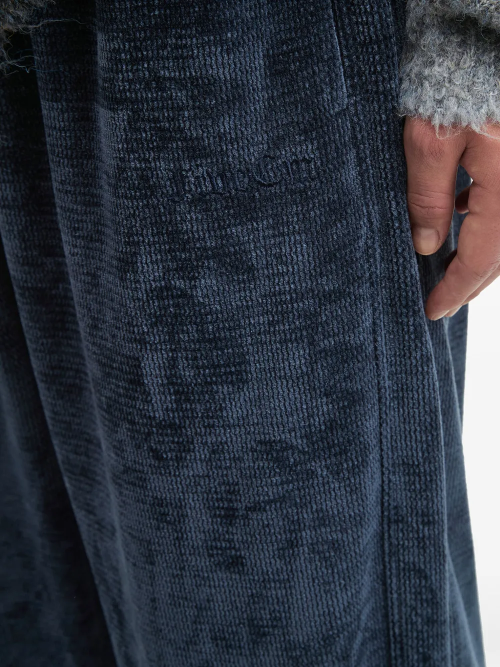 FIVE CM Broek met wijde pijpen Blauw