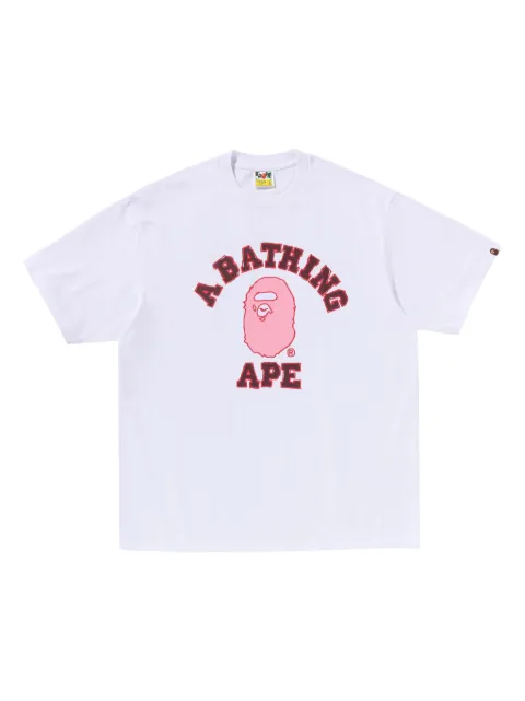 A BATHING APE® camiseta con logo estampado