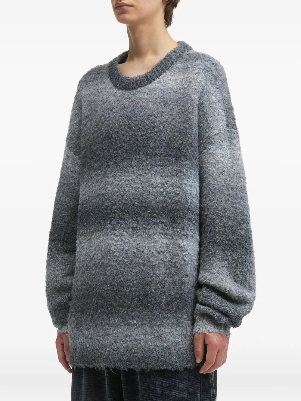 Five Cm Ombré Striped Sweater In Multi