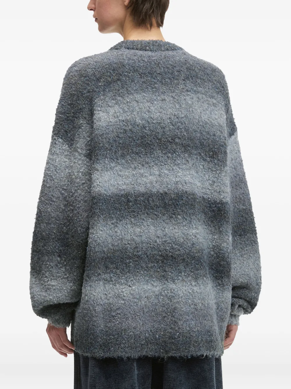 Five Cm Ombré Striped Sweater In Multi