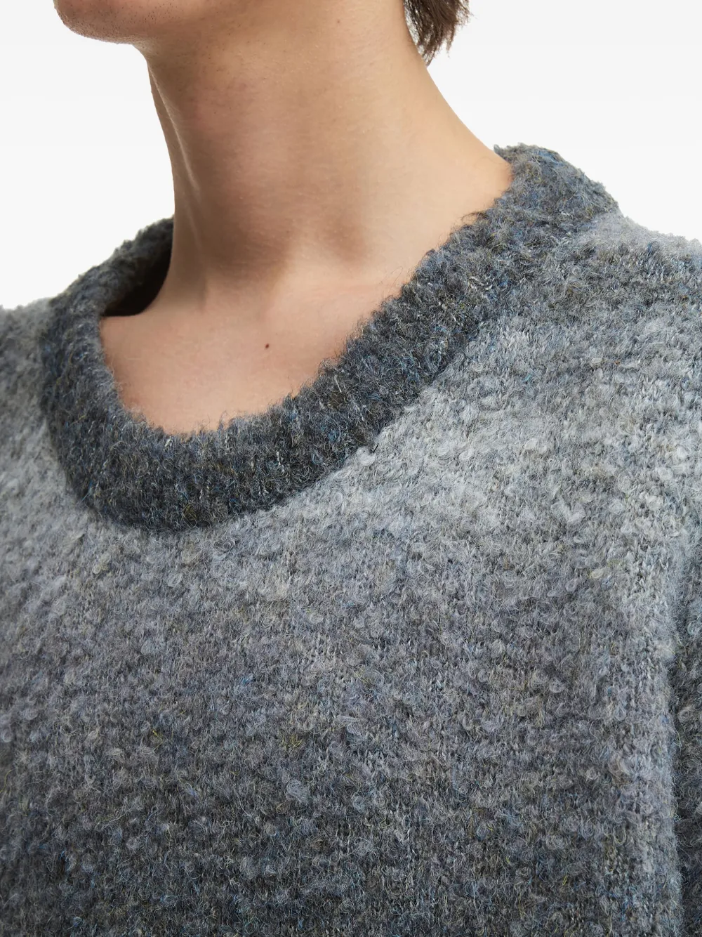 Five Cm Ombré Striped Sweater In Multi