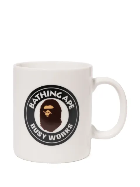 A BATHING APE® logo印花马克杯