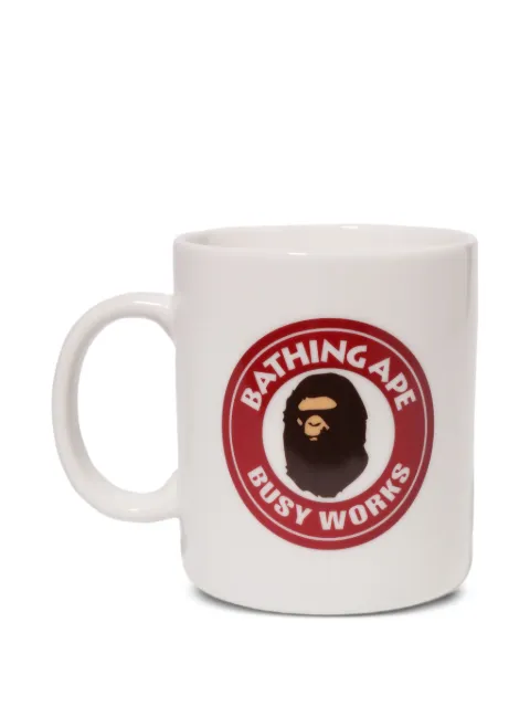 A BATHING APE® logo-embellished mug