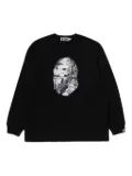 A BATHING APE® graphic-print long-sleeve T-shirt - Black
