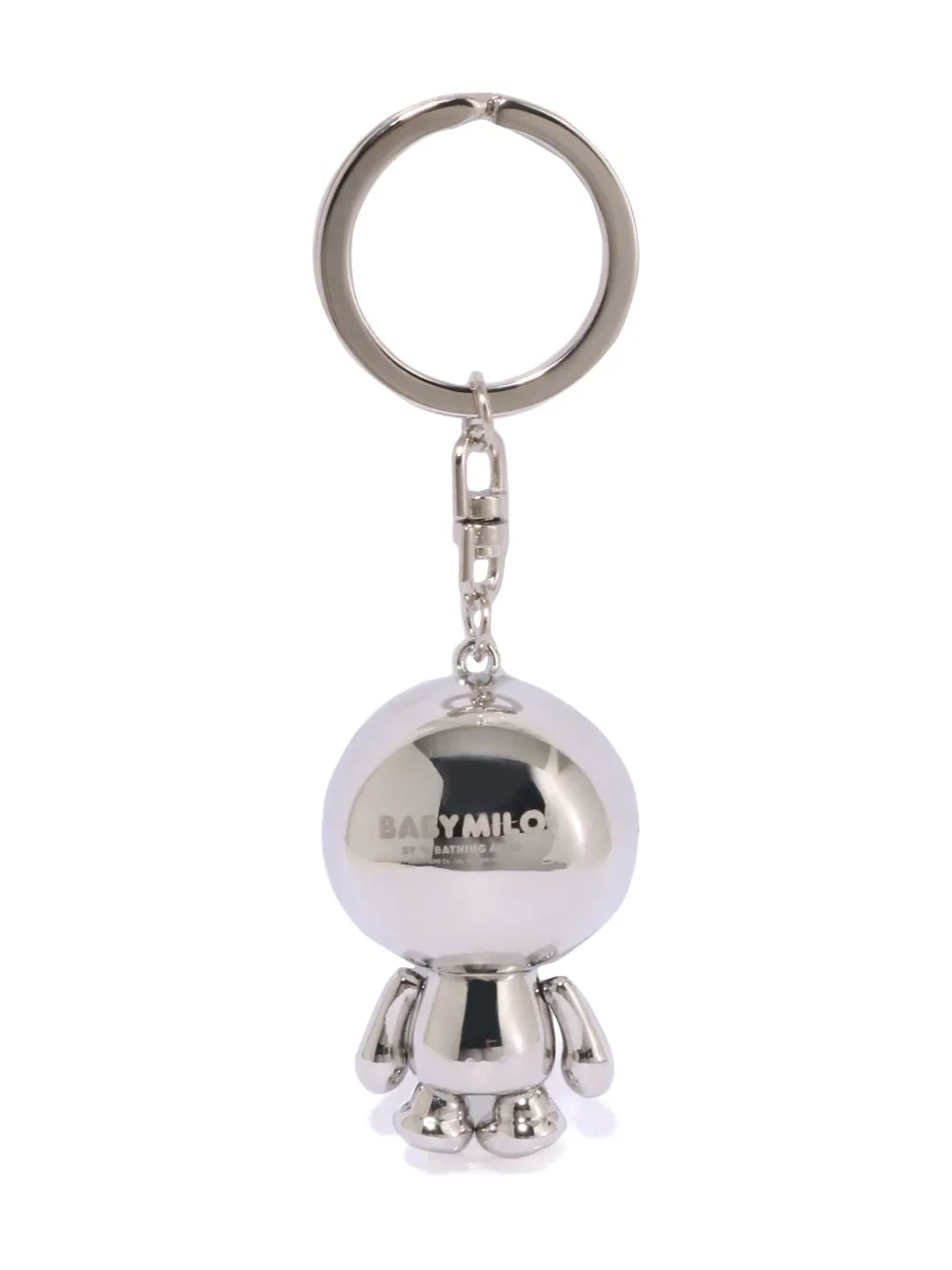 A BATHING APE Baby Milo keyring Zilver