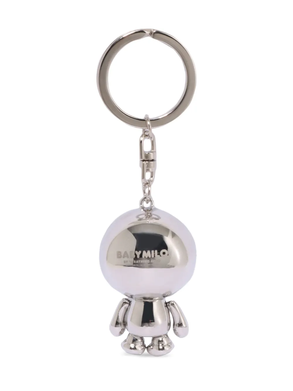 A BATHING APE® Baby Milo キーホルダー | シルバートーン