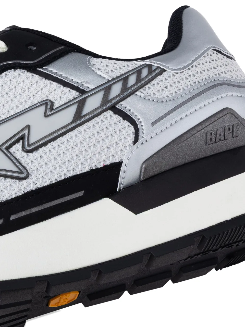 A BATHING APE star-lightning low-tops Grey
