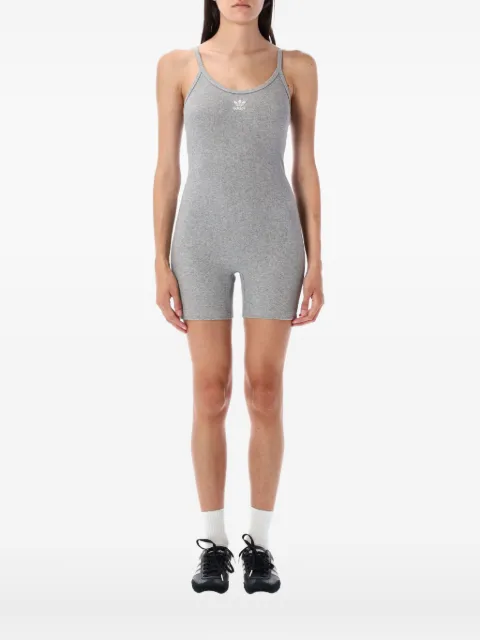 adidas ribbed spaghetti-strap jumpsuit