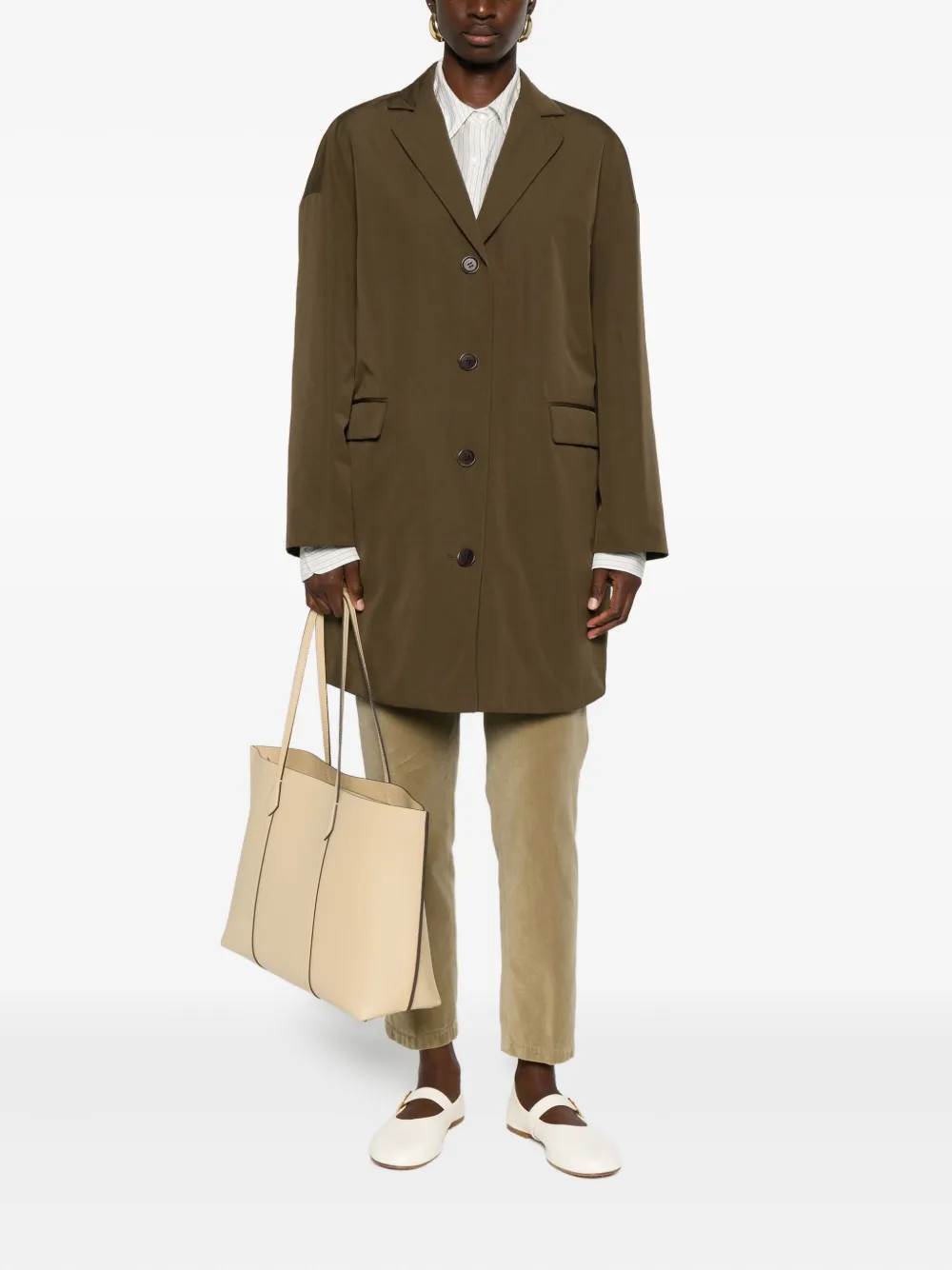 Aspesi Mod.0107 Corduroy Pocket Trousers In Green