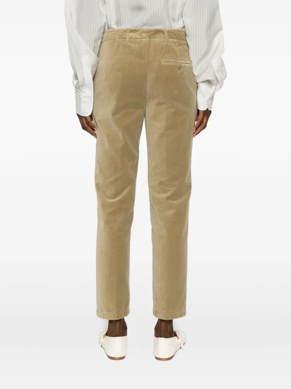 Aspesi Mod.0107 Corduroy Pocket Trousers In Green