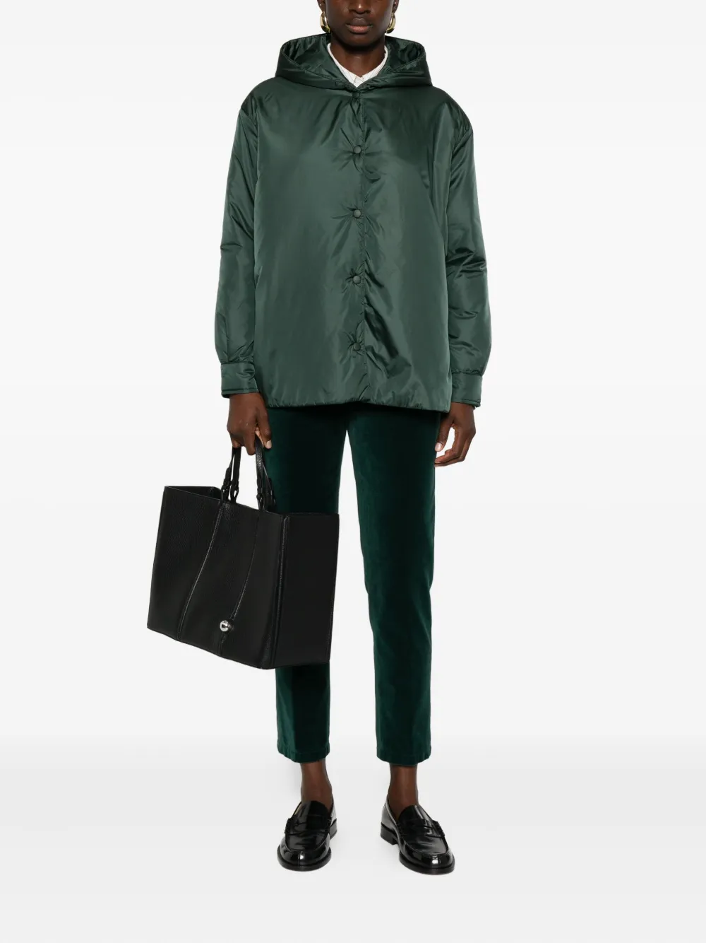 ASPESI MOD.0107 fluwelen broek met zak - Groen