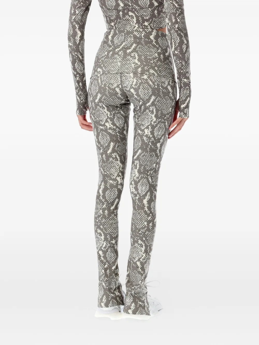 Adidas by Stella McCartney snake-print leggings - Grijs