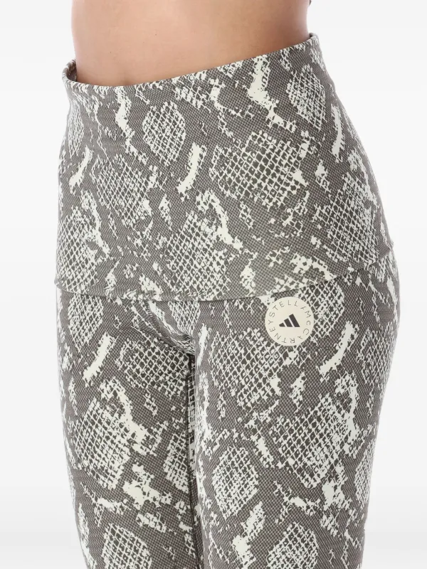 ボトムスその他 adidas by Stella McCartney LEGGINGS SNAKE PRINT Adidas By Stella McCartney snake-print Leggings | Grey