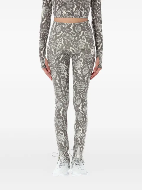adidas by Stella McCartney ليغينغ بطبعة جلد الثعبان
