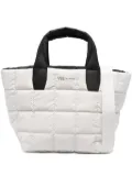 VeeCollective medium Porter square-pattern tote bag - White