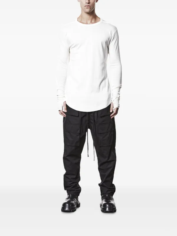 Thom Krom thumb-hole Worked T-shirt White FARFETCH ZA