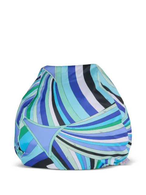 PUCCI Iride striped-pattern pouf