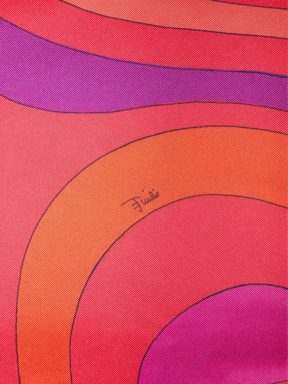  Pucci Swirl-pattern Pouf - Red 