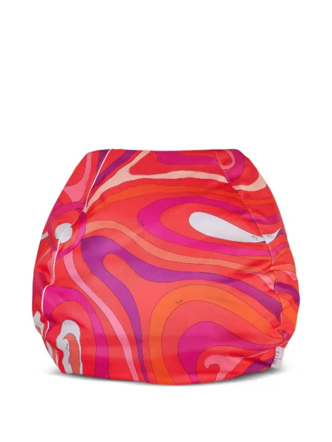 PUCCI swirl-pattern pouf