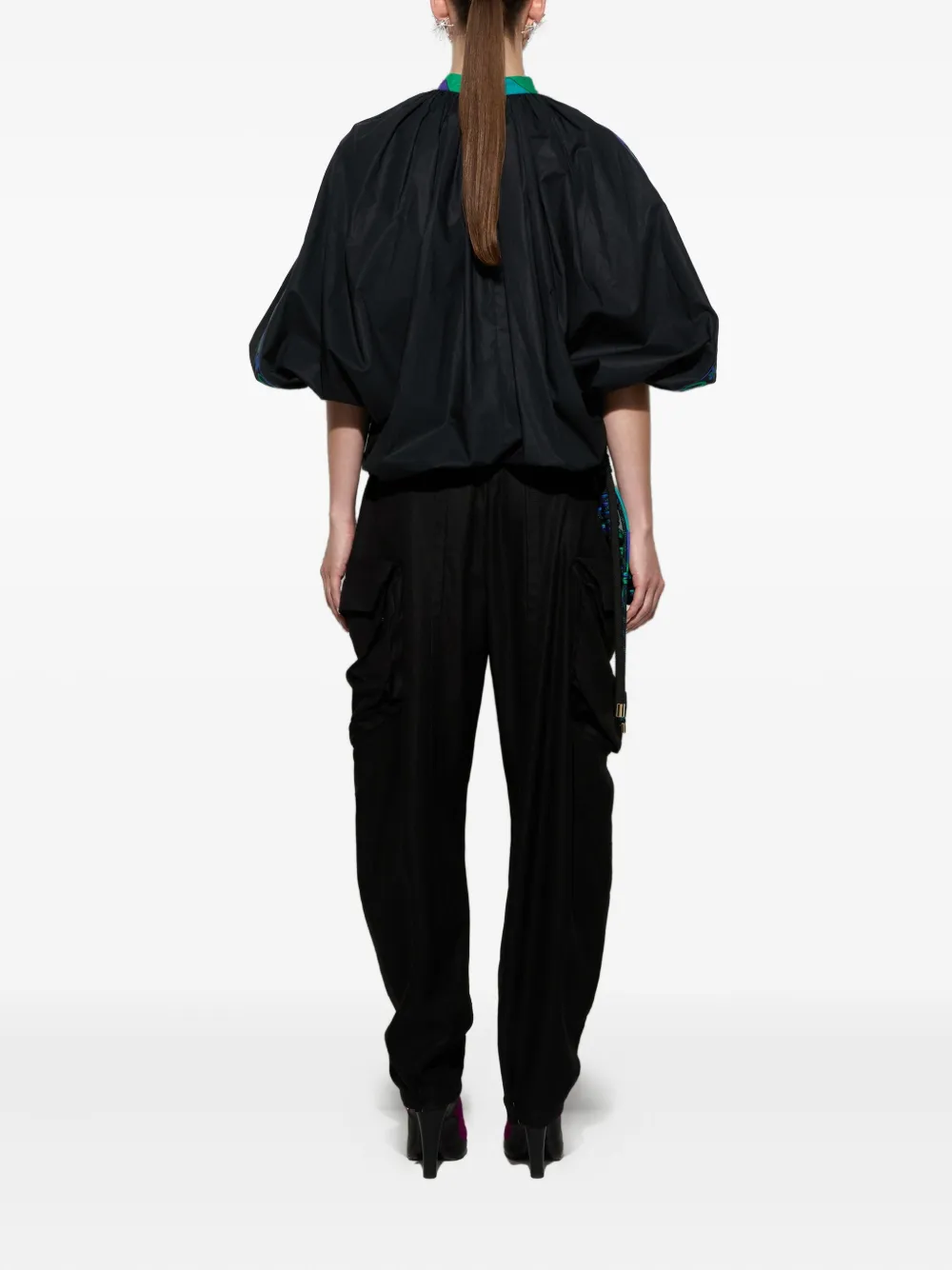 PUCCI Broek met cargo zak Zwart