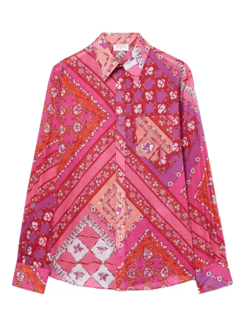 PUCCI Festa-print cotton shirt